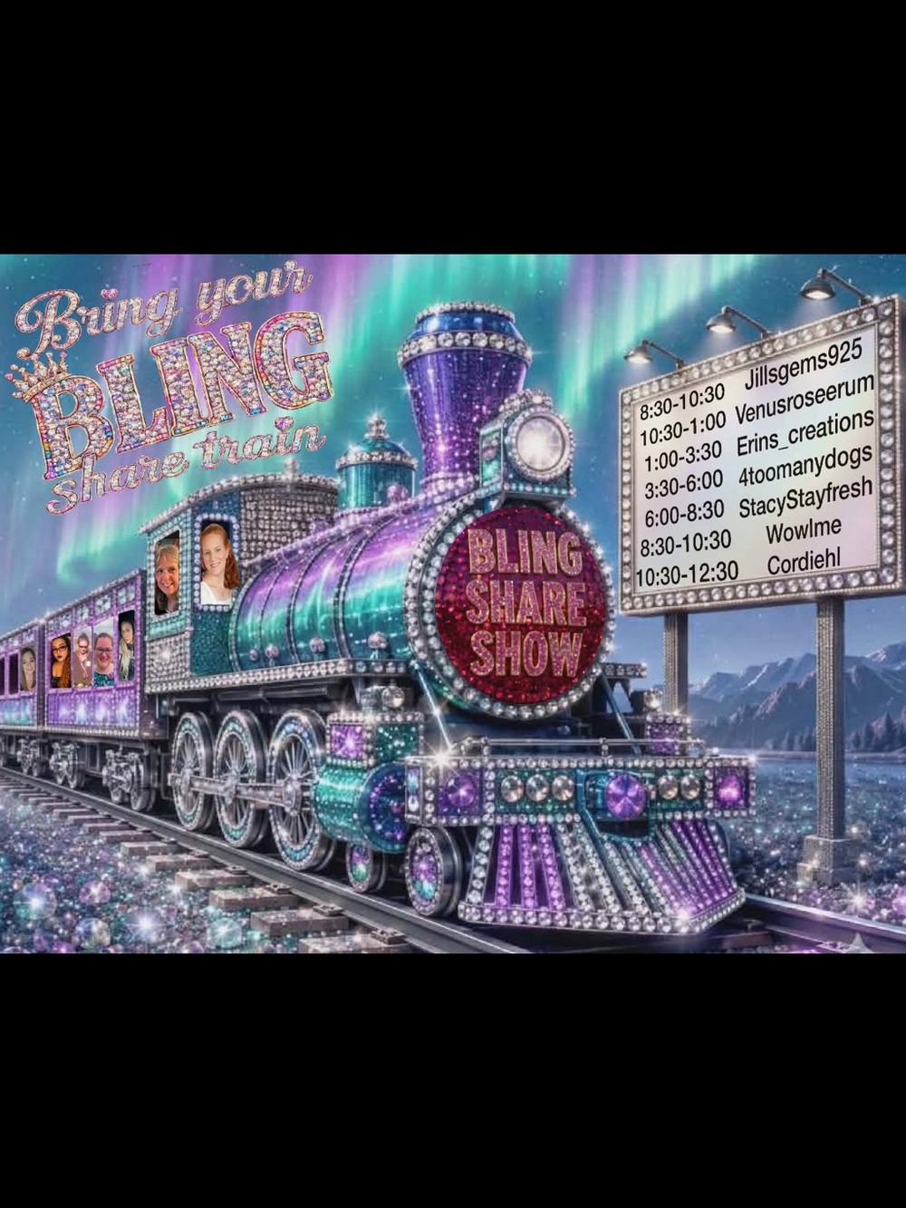 Bring your Bling Show Train